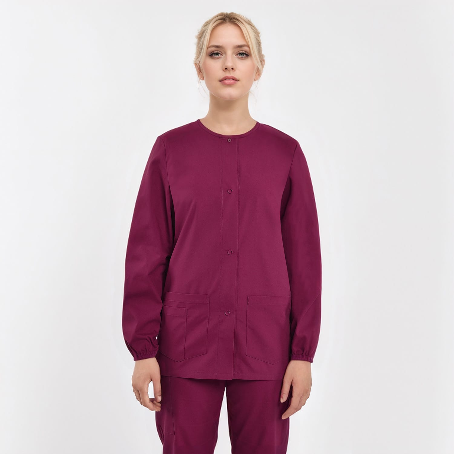 Scrub Unisex Three Pocket Jacket Womens 727