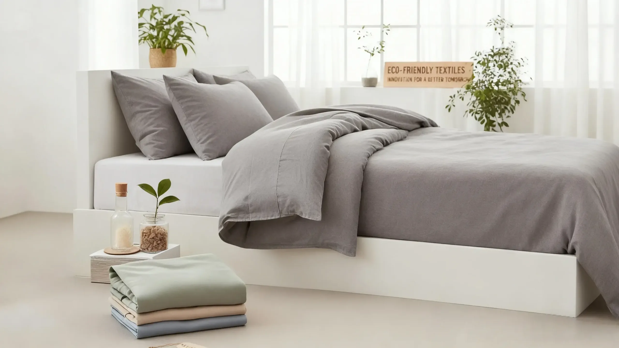 lyocell-finished-textiles-bedding-and-workwear Finished lyocell-based garments and bedding