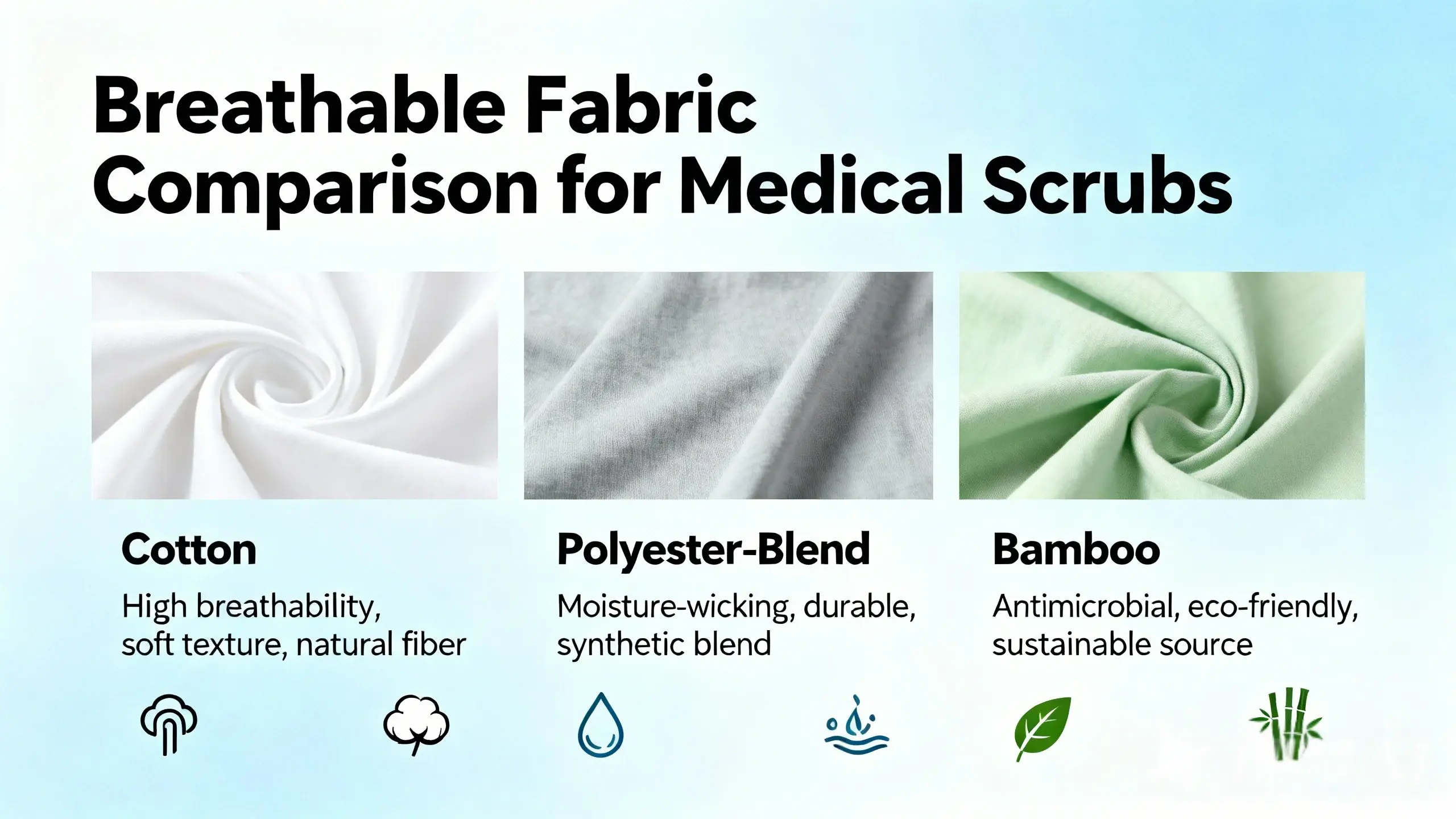 breathable fabrics for comfortable medical scrubs