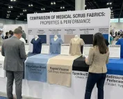 Comparison of fabric types used in medical scrubs