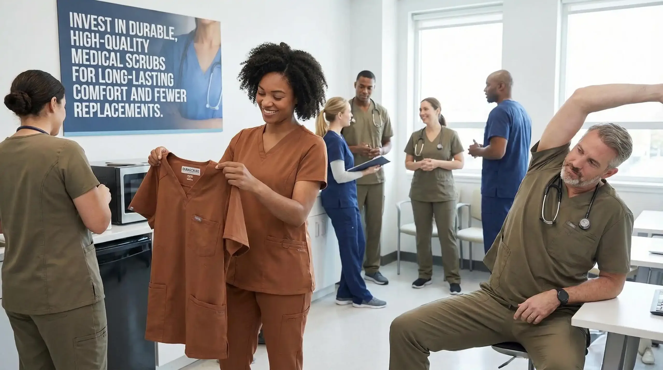 Low vs High-Quality Medical Scrubs Comparing low and high-quality medical scrubs on durability and comfort.
