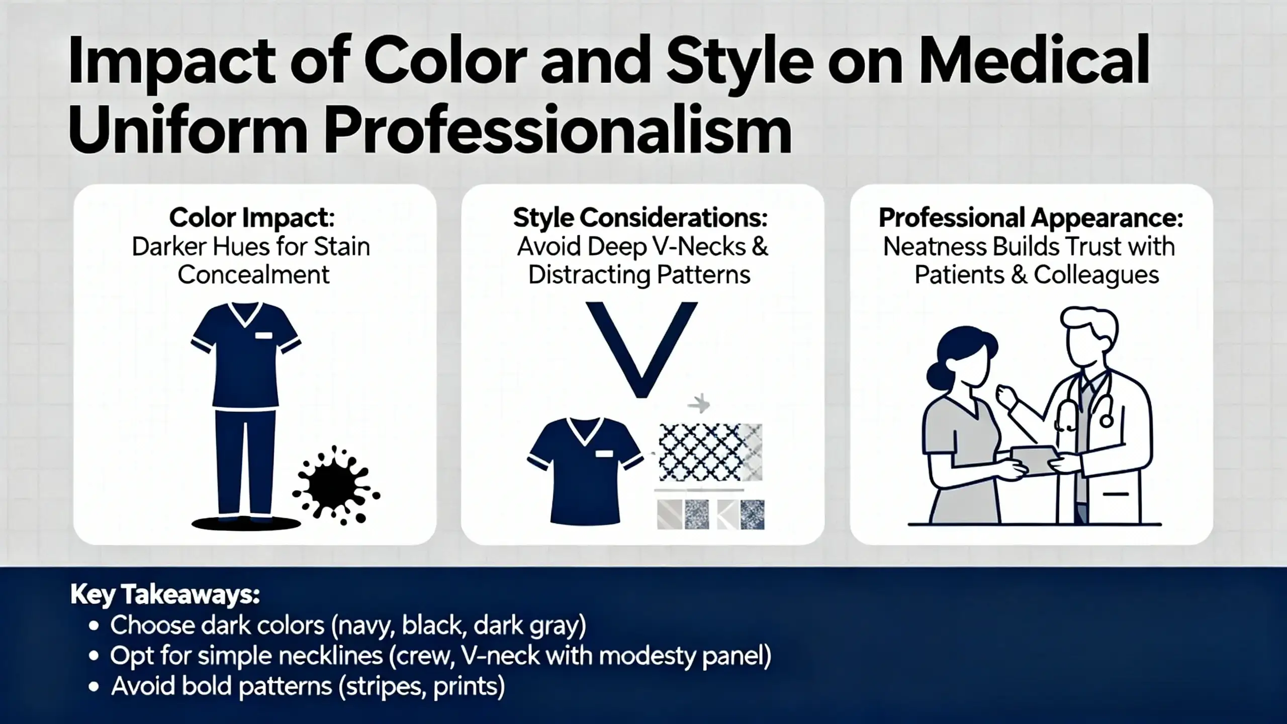 Professionalism in Medical Uniforms Impact of uniform color and style on professionalism in healthcare.