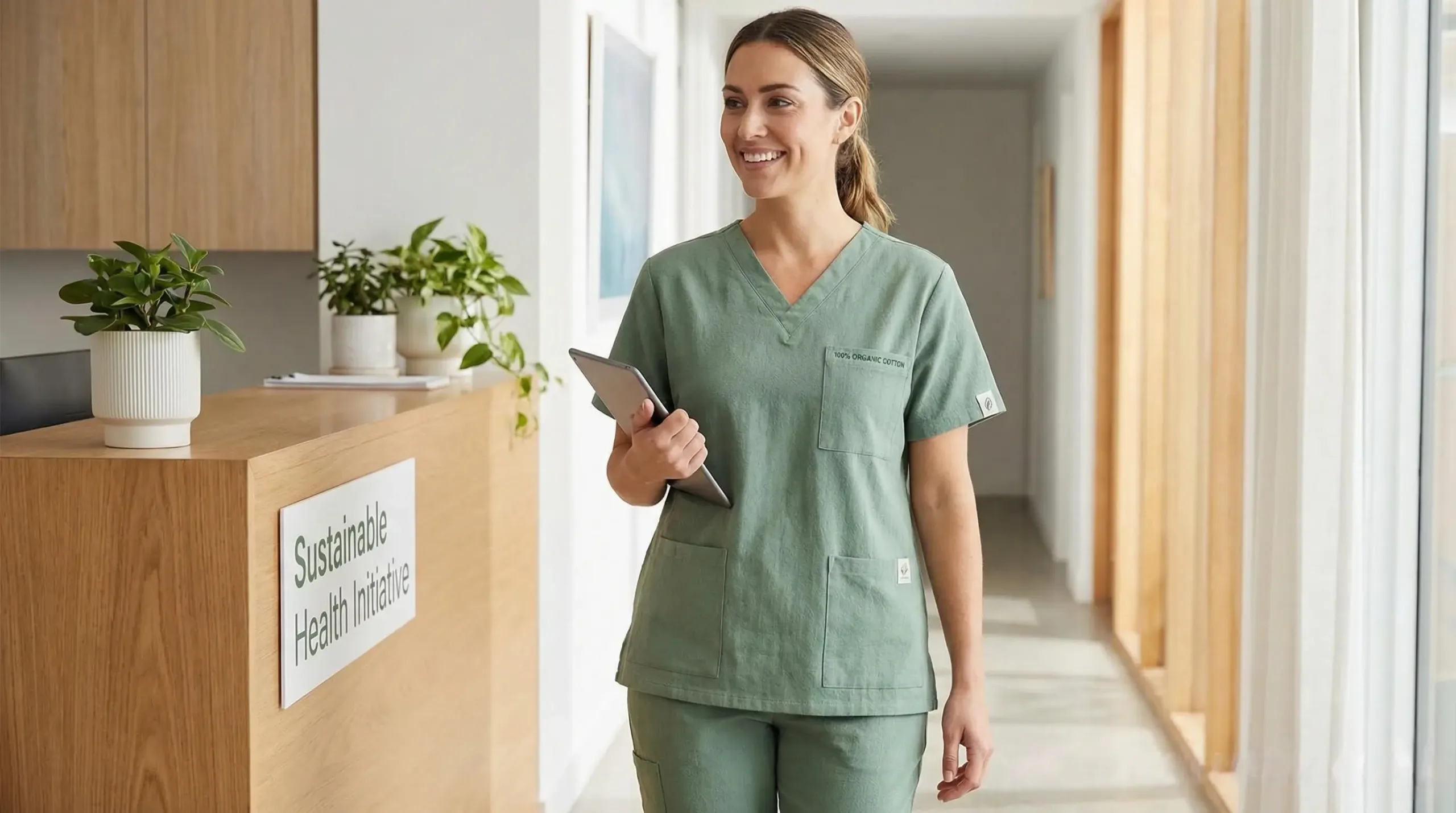 Eco-Friendly Medical Uniform Made from Organic Cotton