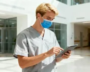 Lightweight medical scrubs for hot weather